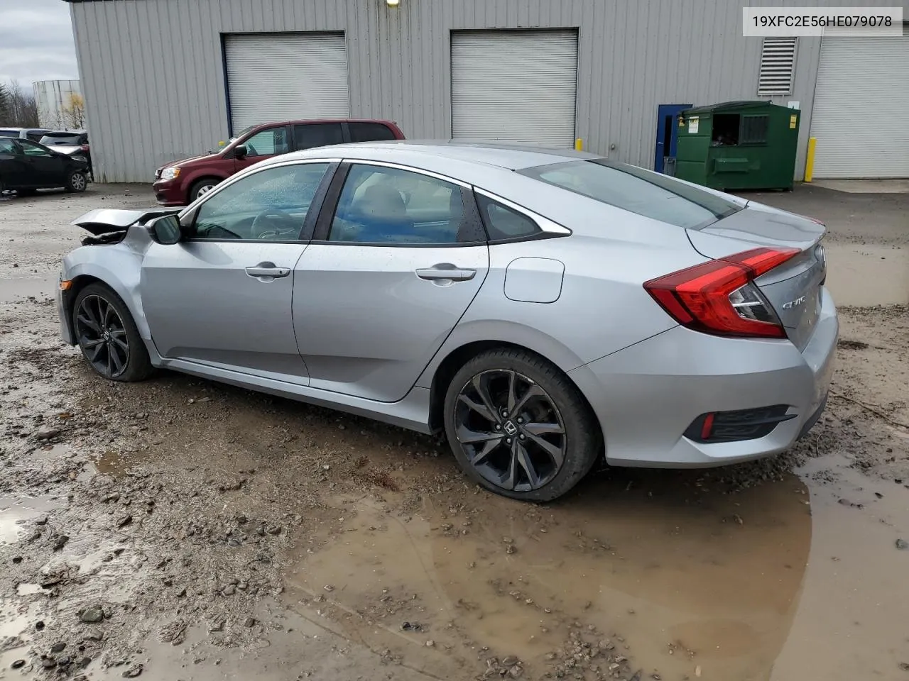 2017 Honda Civic Lx VIN: 19XFC2E56HE079078 Lot: 79535404