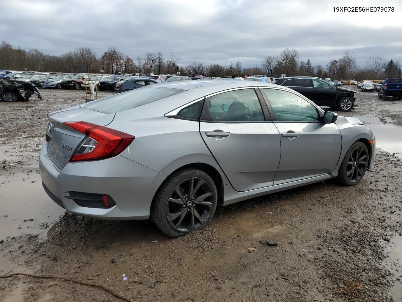 2017 Honda Civic Lx VIN: 19XFC2E56HE079078 Lot: 79535404