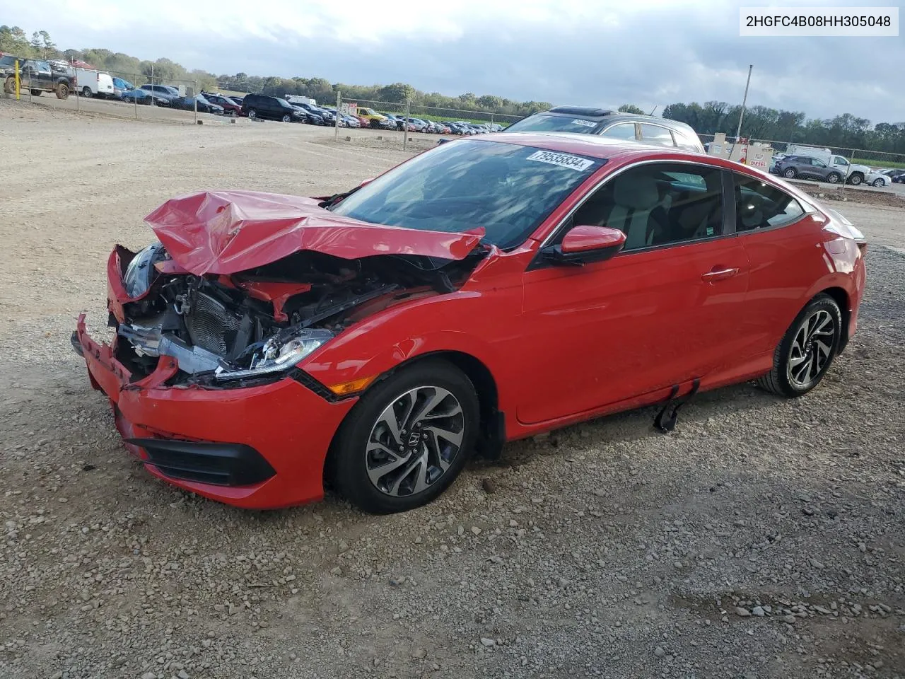 2017 Honda Civic Lx VIN: 2HGFC4B08HH305048 Lot: 79535834