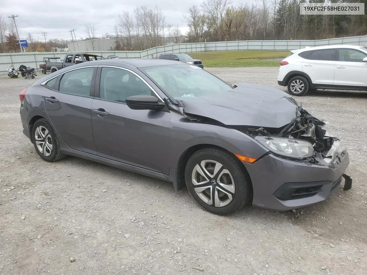 2017 Honda Civic Lx VIN: 19XFC2F58HE027031 Lot: 79695224