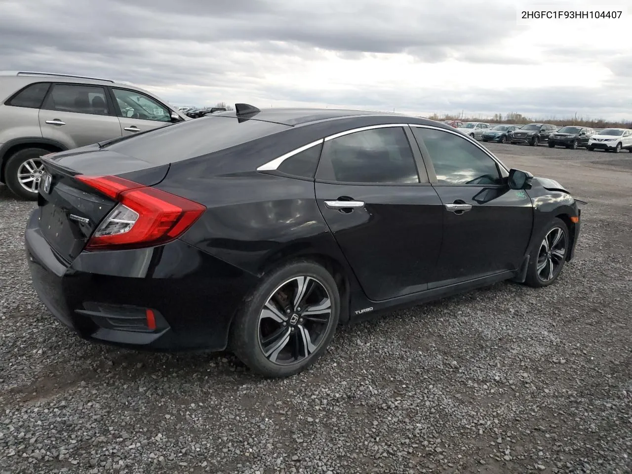 2017 Honda Civic Touring VIN: 2HGFC1F93HH104407 Lot: 79710264