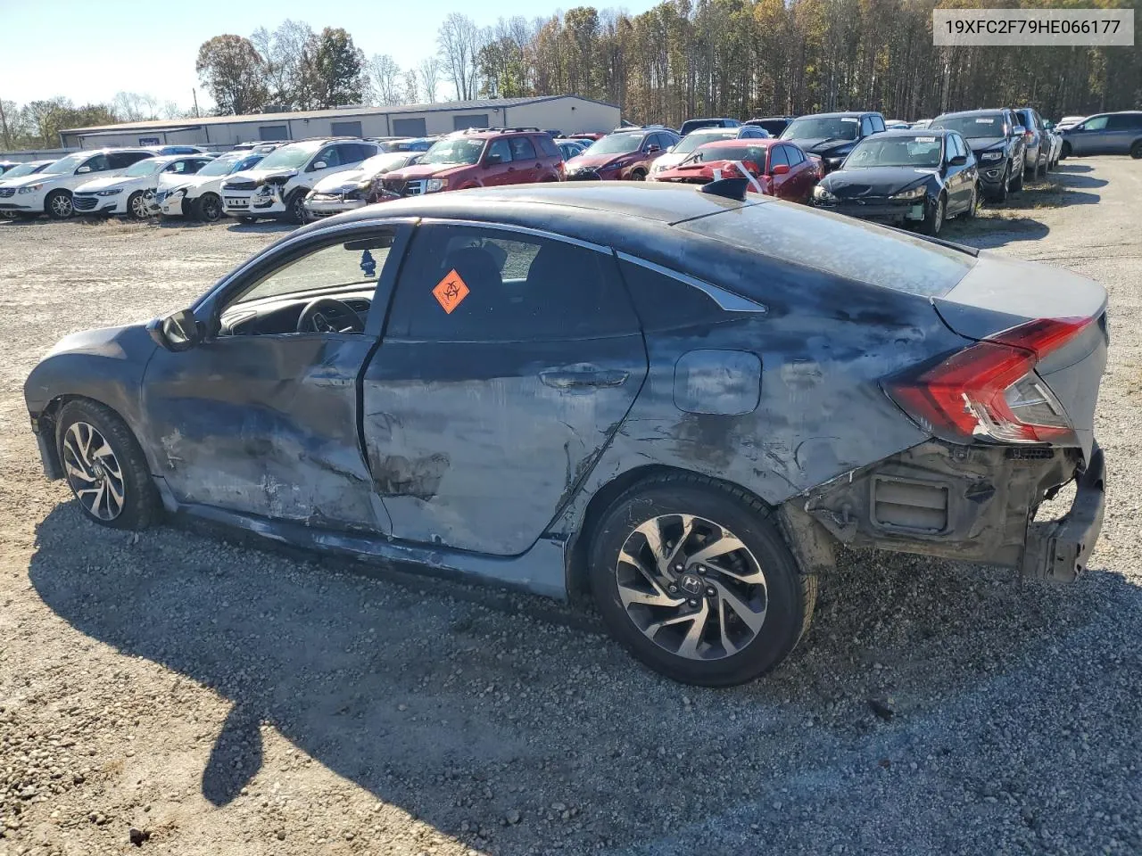 2017 Honda Civic Ex VIN: 19XFC2F79HE066177 Lot: 79918414