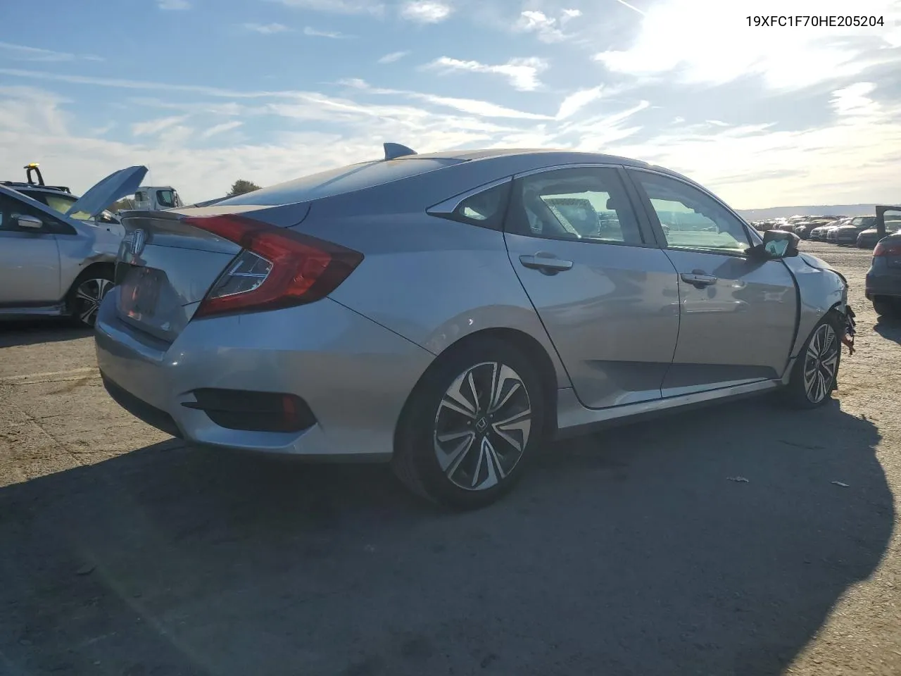 2017 Honda Civic Exl VIN: 19XFC1F70HE205204 Lot: 80000644