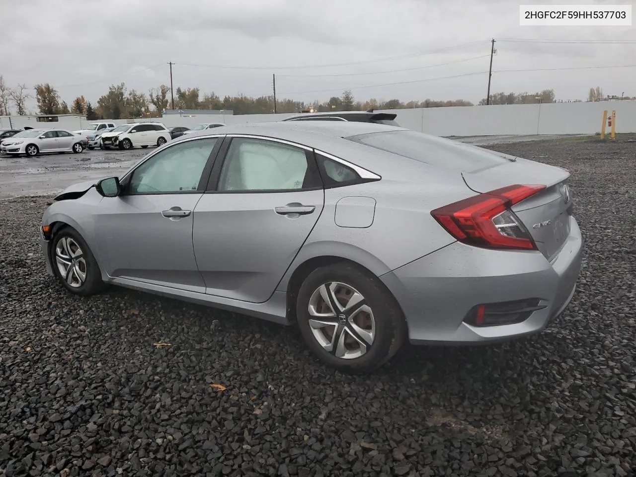 2017 Honda Civic Lx VIN: 2HGFC2F59HH537703 Lot: 80169214