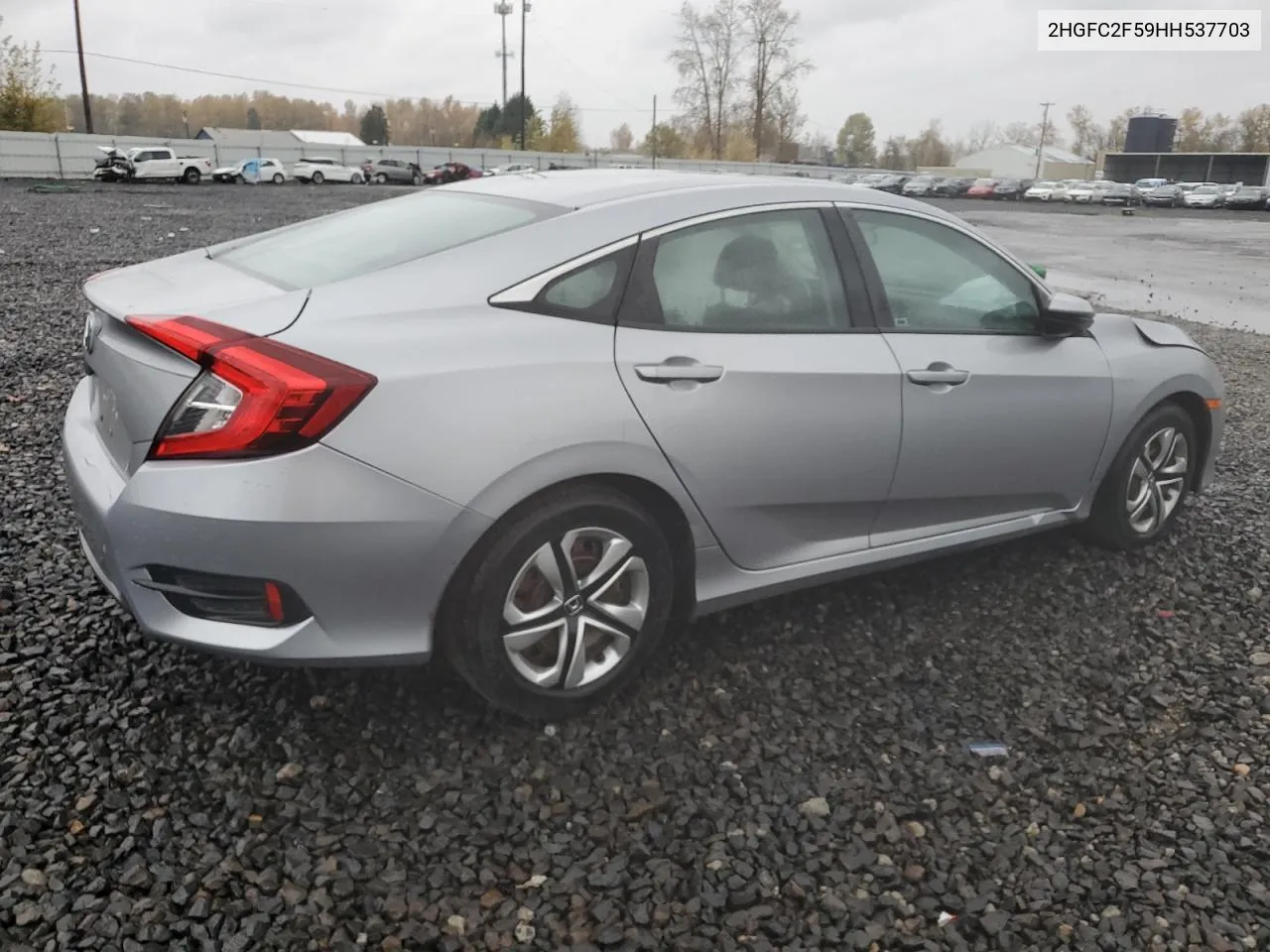 2017 Honda Civic Lx VIN: 2HGFC2F59HH537703 Lot: 80169214