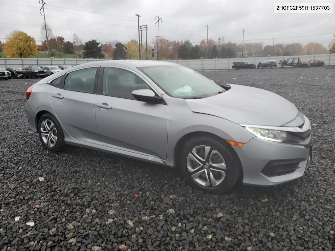 2017 Honda Civic Lx VIN: 2HGFC2F59HH537703 Lot: 80169214