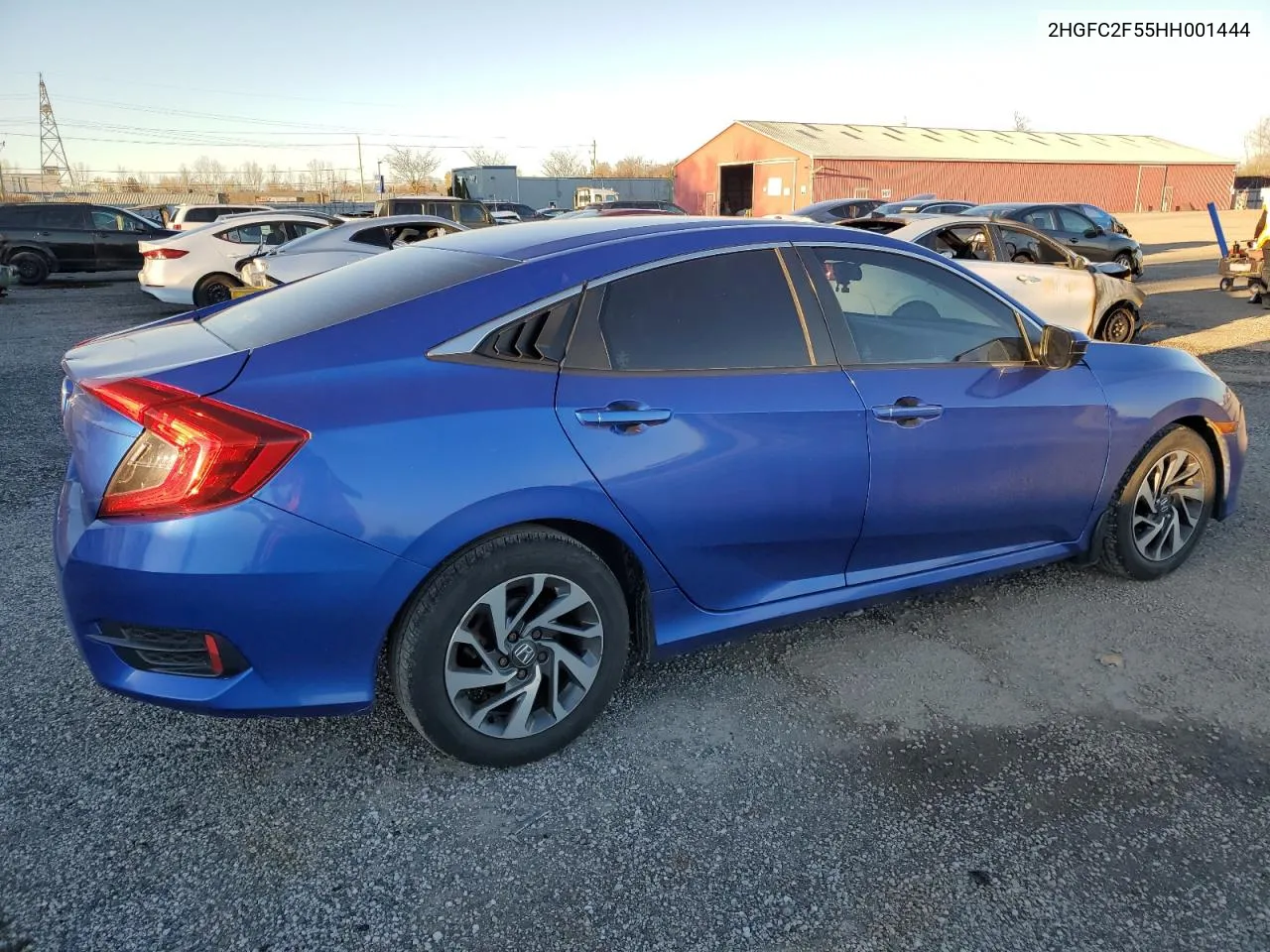 2017 Honda Civic Lx VIN: 2HGFC2F55HH001444 Lot: 80211454