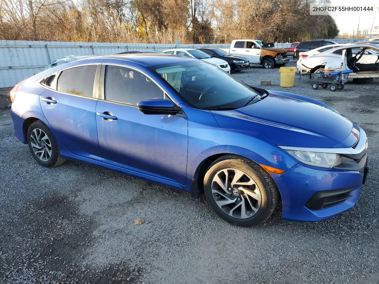 2017 Honda Civic Lx VIN: 2HGFC2F55HH001444 Lot: 80211454