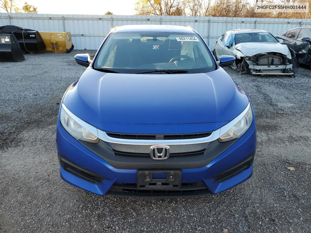 2017 Honda Civic Lx VIN: 2HGFC2F55HH001444 Lot: 80211454