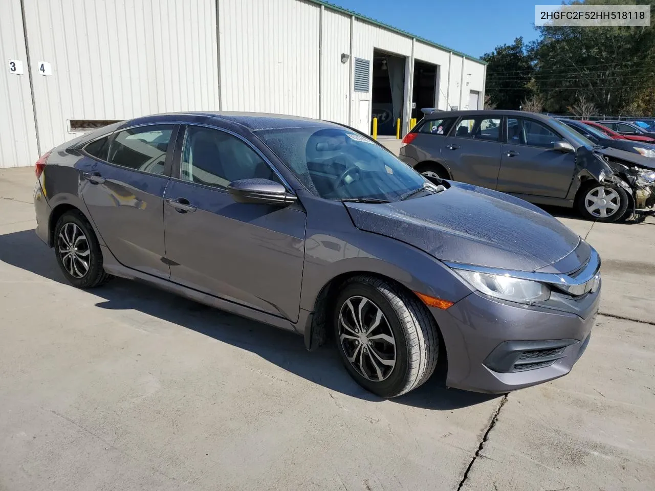 2017 Honda Civic Lx VIN: 2HGFC2F52HH518118 Lot: 80318684