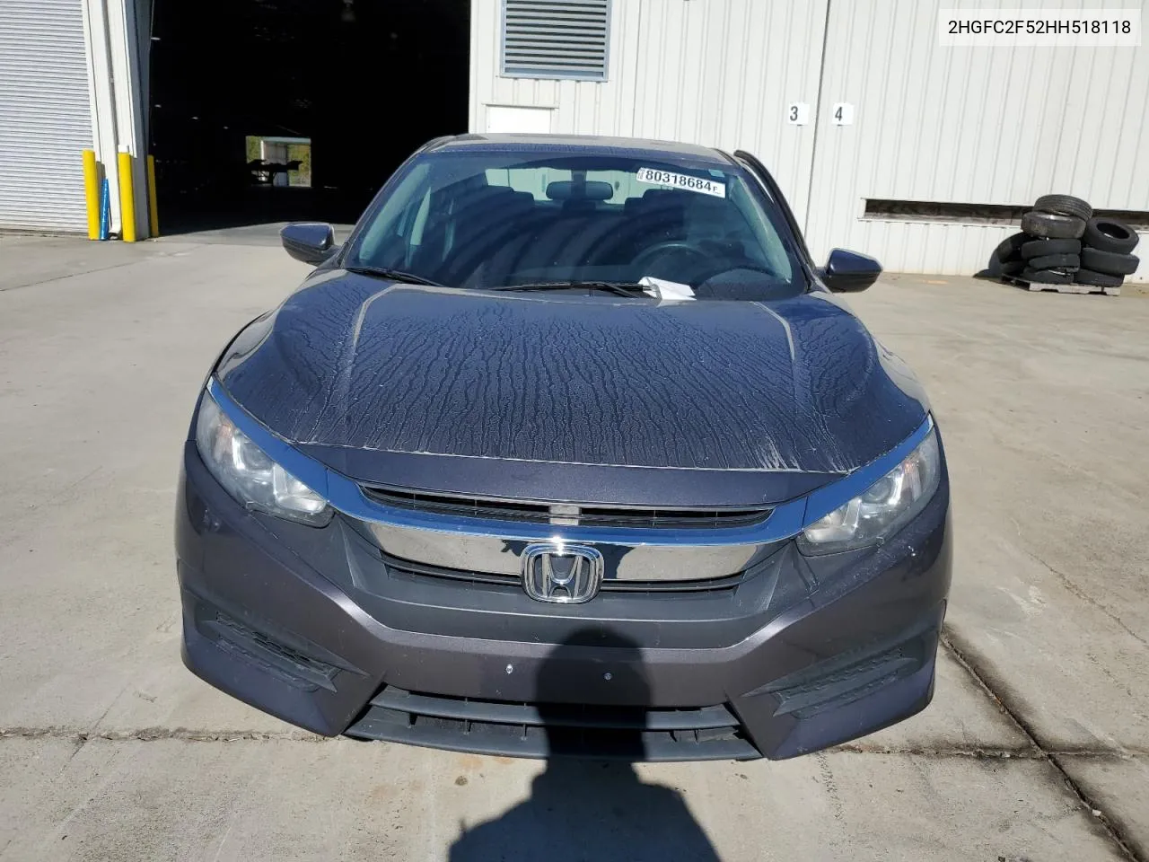 2017 Honda Civic Lx VIN: 2HGFC2F52HH518118 Lot: 80318684