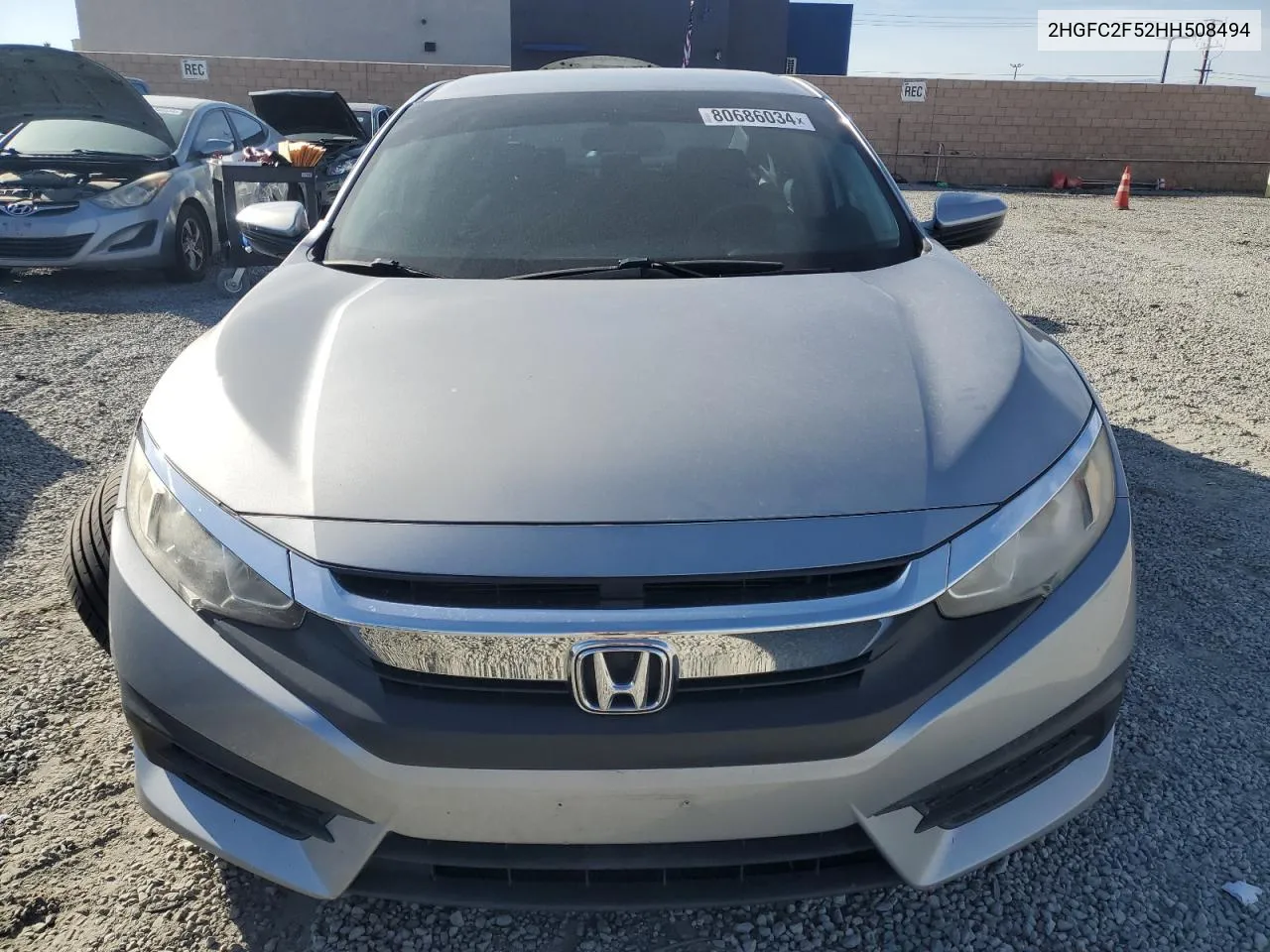 2HGFC2F52HH508494 2017 Honda Civic Lx