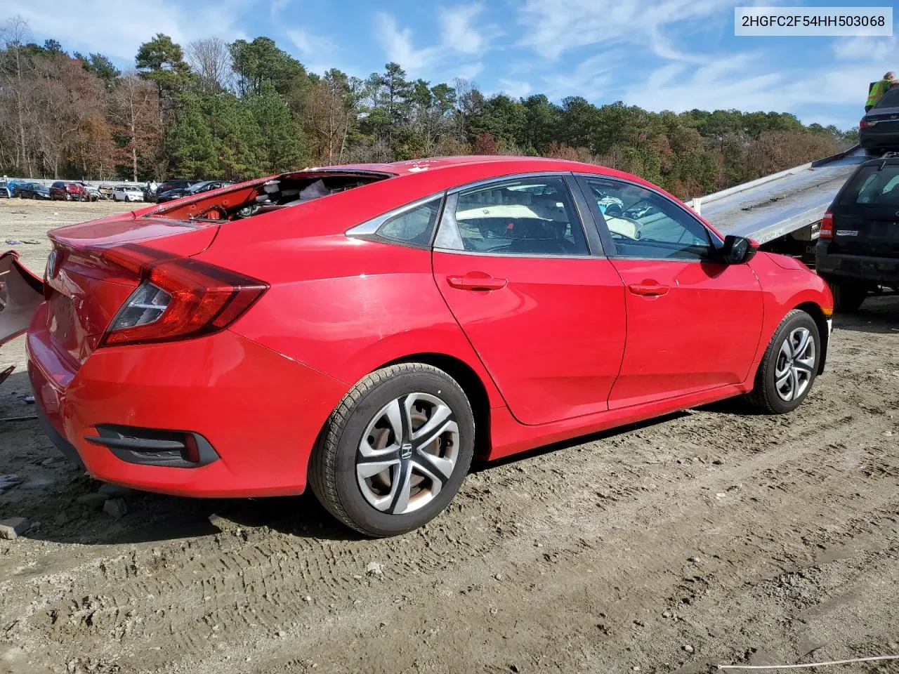 2017 Honda Civic Lx VIN: 2HGFC2F54HH503068 Lot: 80746334