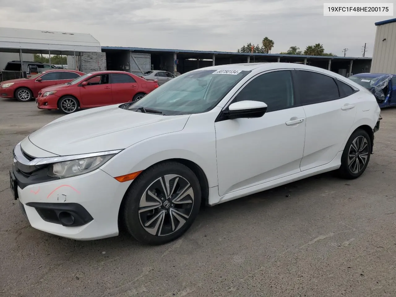 2017 Honda Civic Ex VIN: 19XFC1F48HE200175 Lot: 80750134