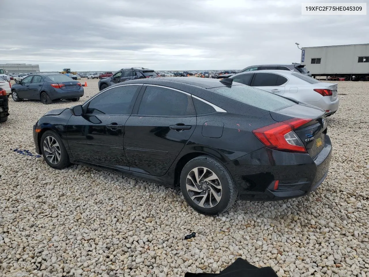 2017 Honda Civic Ex VIN: 19XFC2F75HE045309 Lot: 80753184