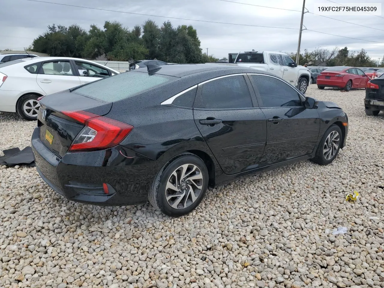 2017 Honda Civic Ex VIN: 19XFC2F75HE045309 Lot: 80753184