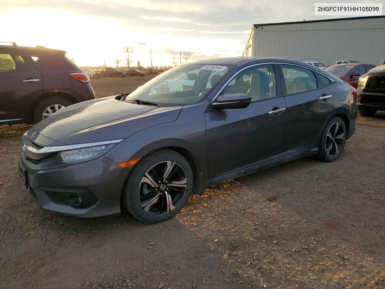 2017 Honda Civic Touring VIN: 2HGFC1F91HH105099 Lot: 80768544