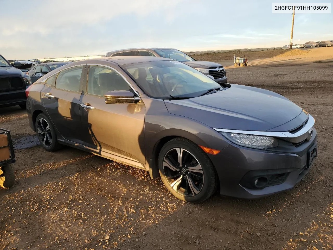 2017 Honda Civic Touring VIN: 2HGFC1F91HH105099 Lot: 80768544