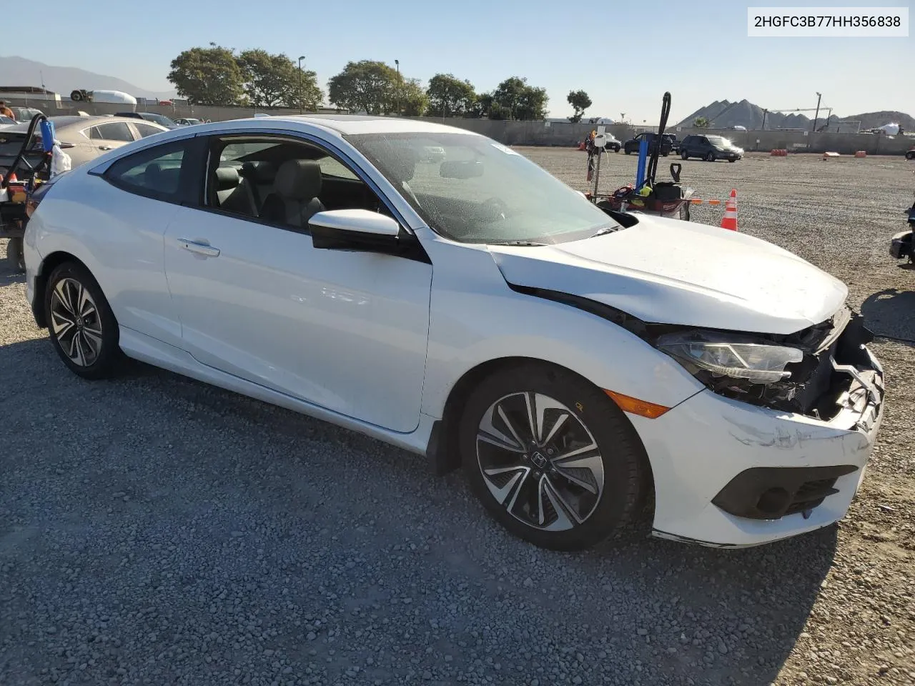 2017 Honda Civic Exl VIN: 2HGFC3B77HH356838 Lot: 80953074