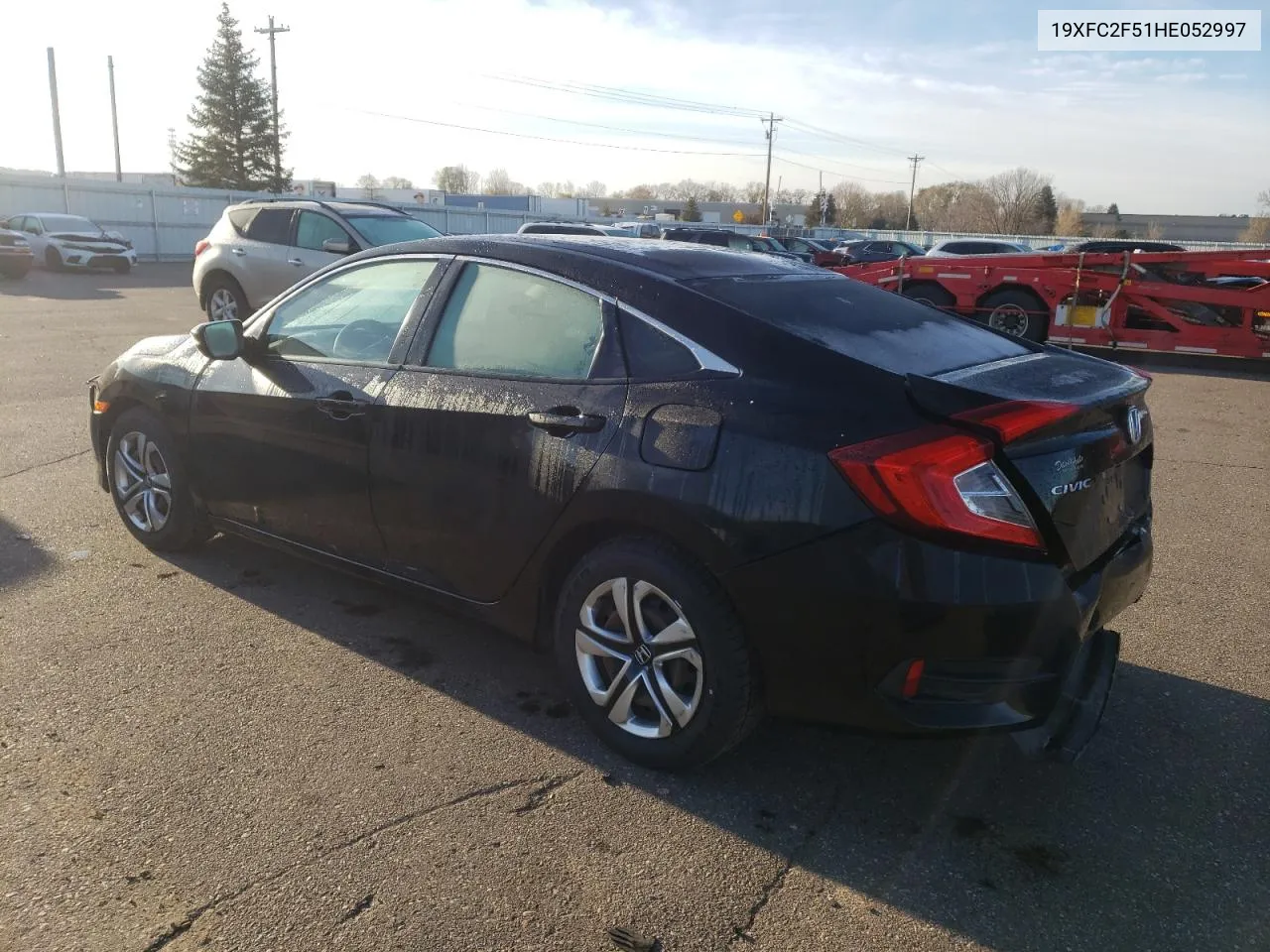 2017 Honda Civic Lx VIN: 19XFC2F51HE052997 Lot: 80987254