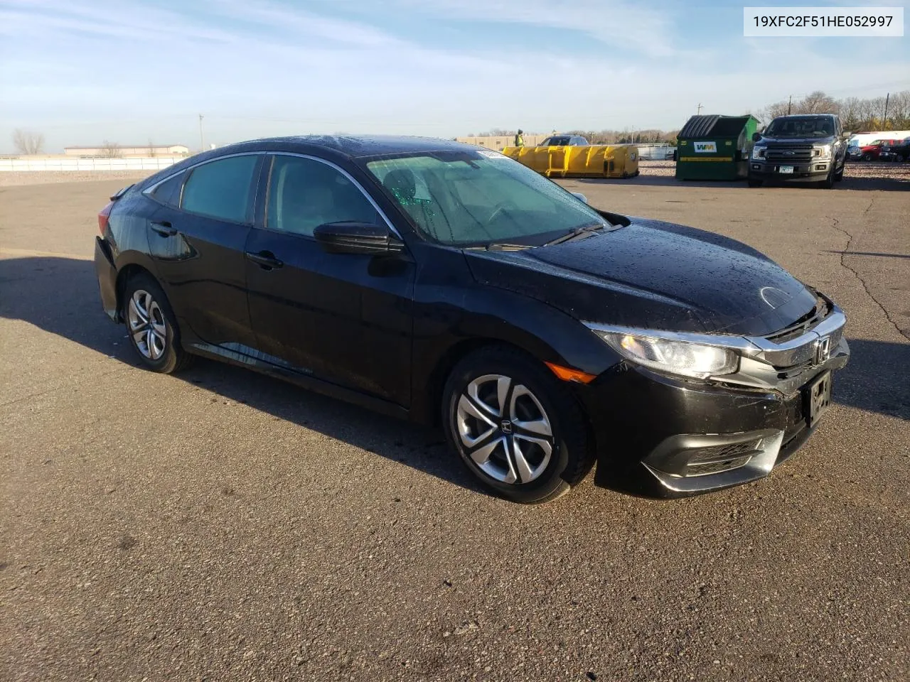 2017 Honda Civic Lx VIN: 19XFC2F51HE052997 Lot: 80987254