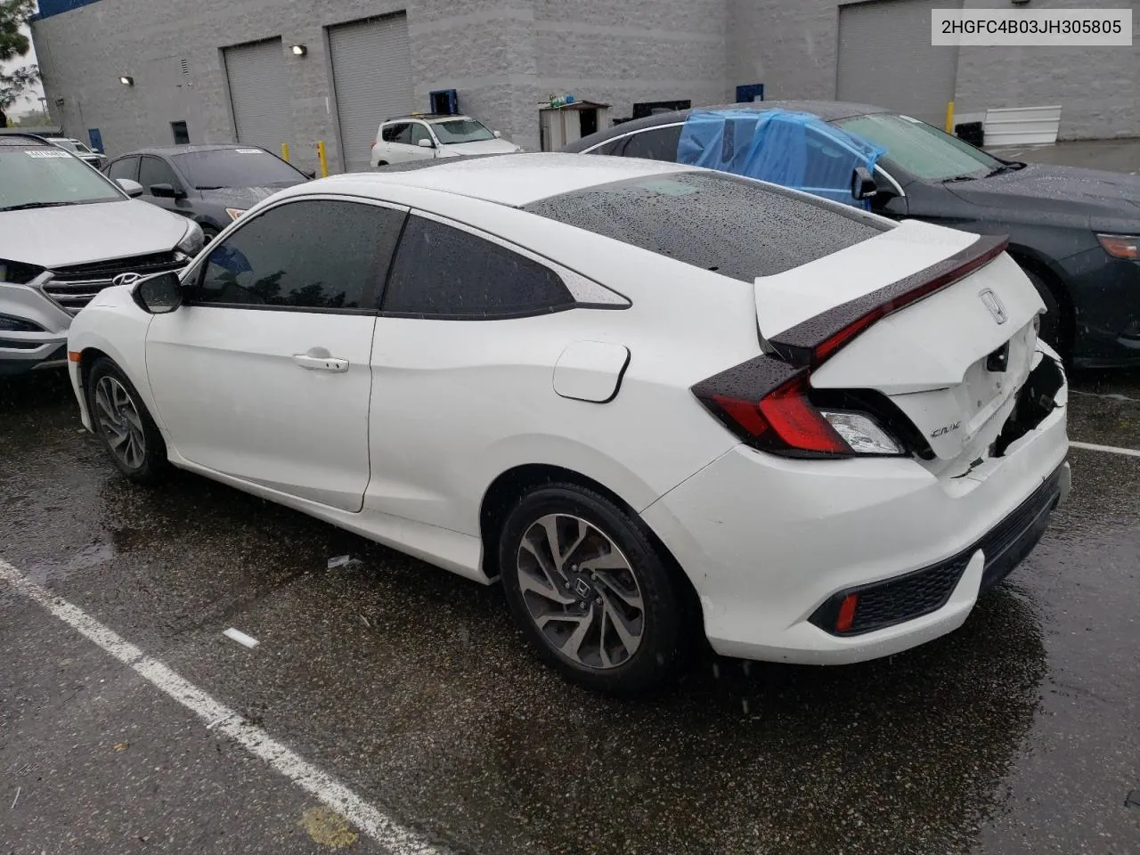 2HGFC4B03JH305805 2018 Honda Civic Lx