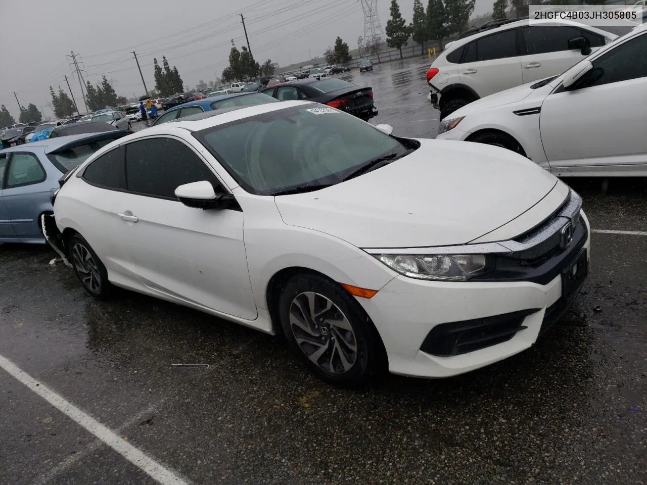 2HGFC4B03JH305805 2018 Honda Civic Lx