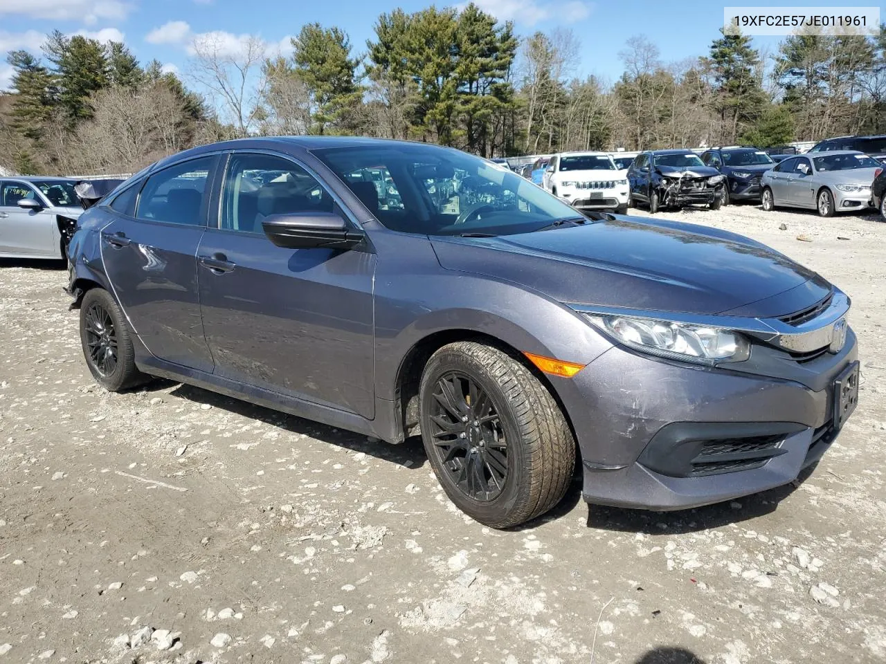 2018 Honda Civic Lx VIN: 19XFC2E57JE011961 Lot: 47933934