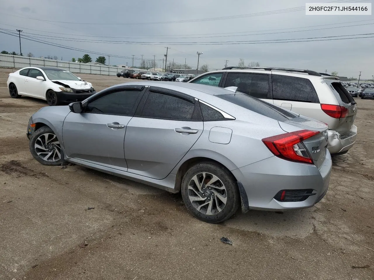 2018 Honda Civic Ex VIN: 2HGFC2F71JH544166 Lot: 51144964