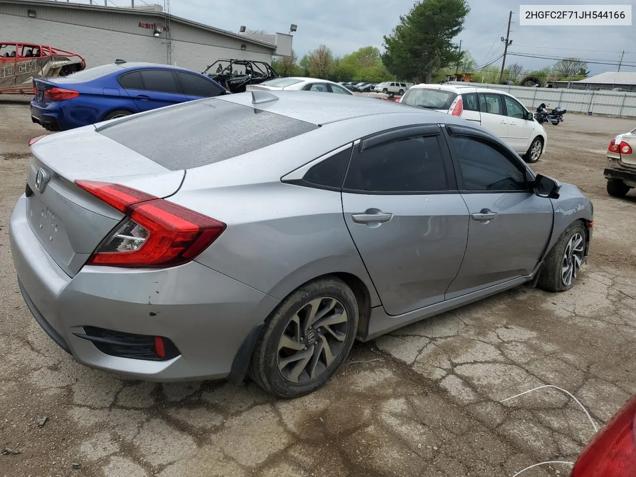 2018 Honda Civic Ex VIN: 2HGFC2F71JH544166 Lot: 51144964