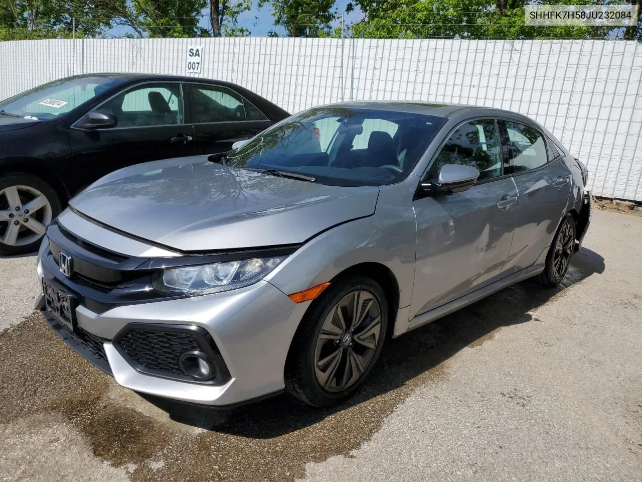 SHHFK7H58JU232084 2018 Honda Civic Ex