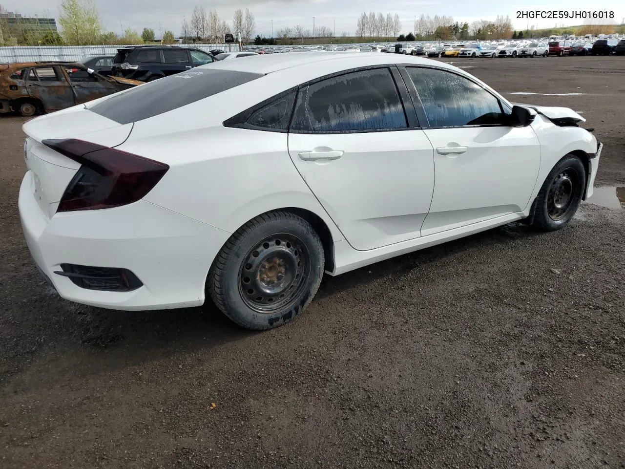 2018 Honda Civic Lx VIN: 2HGFC2E59JH016018 Lot: 53033884