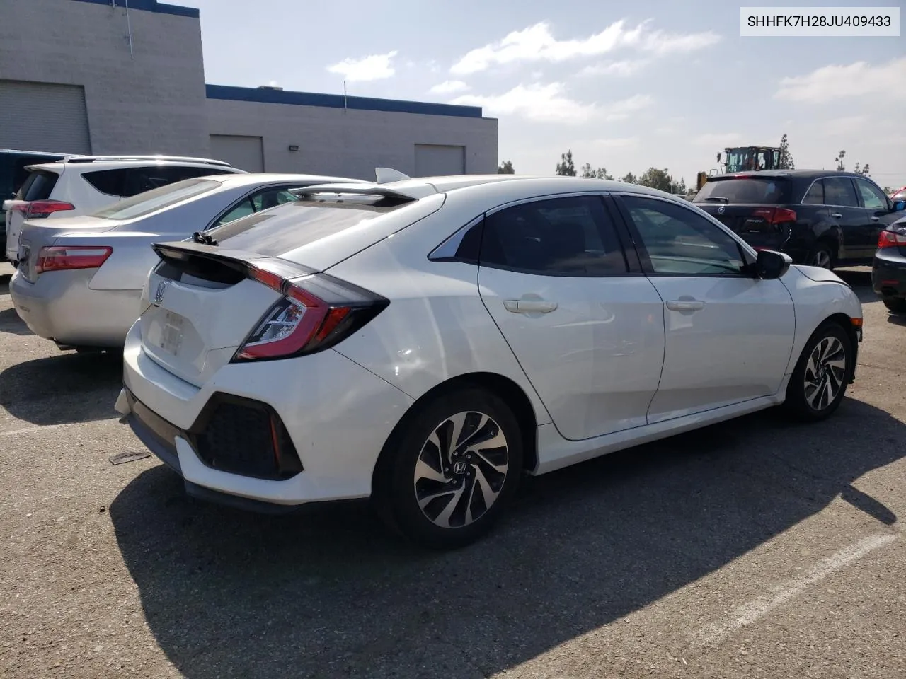 2018 Honda Civic Lx VIN: SHHFK7H28JU409433 Lot: 53079594