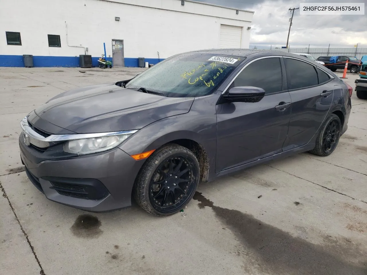 2018 Honda Civic Lx VIN: 2HGFC2F56JH575461 Lot: 53622824