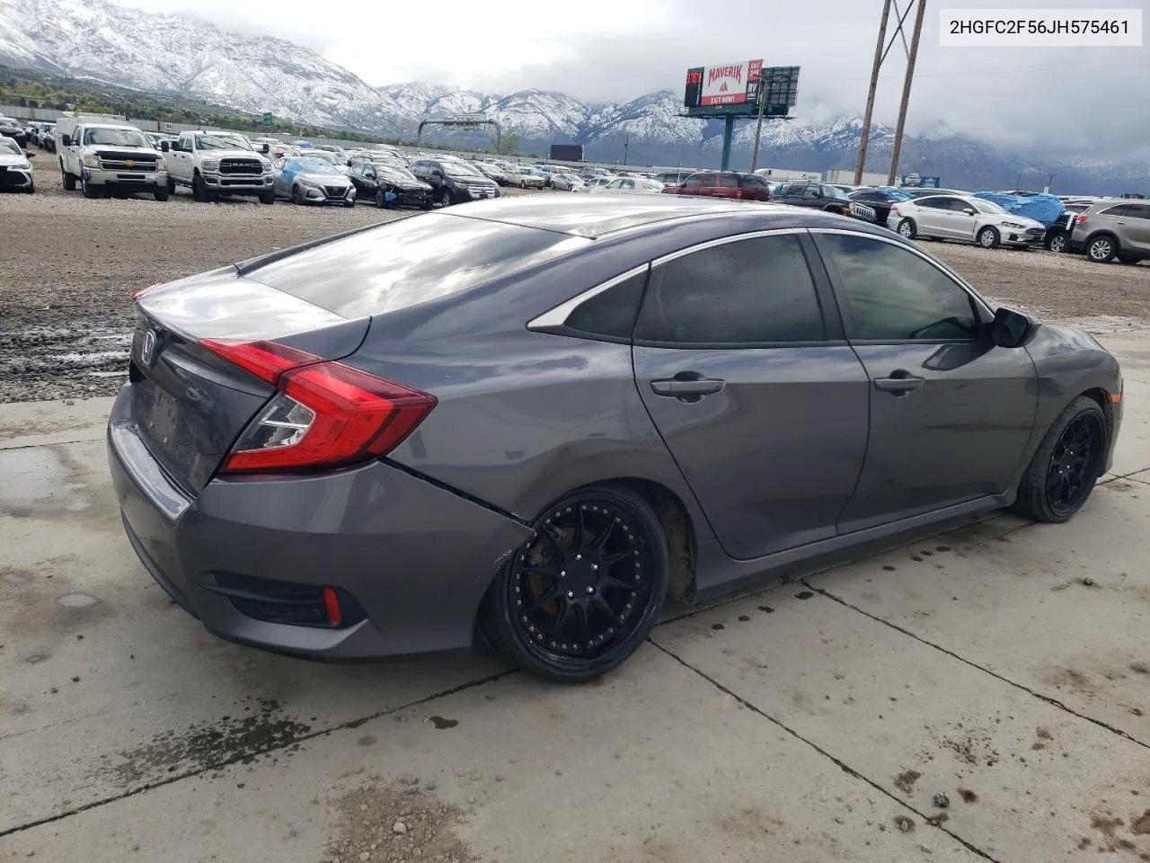 2018 Honda Civic Lx VIN: 2HGFC2F56JH575461 Lot: 53622824