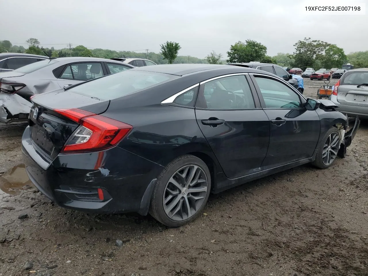 2018 Honda Civic Lx VIN: 19XFC2F52JE007198 Lot: 53766754