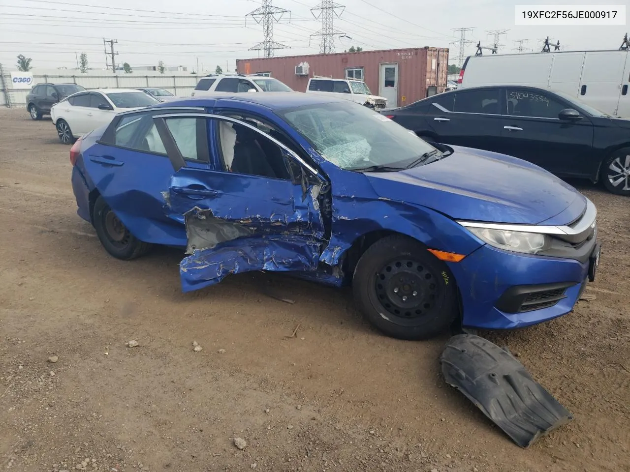 19XFC2F56JE000917 2018 Honda Civic Lx