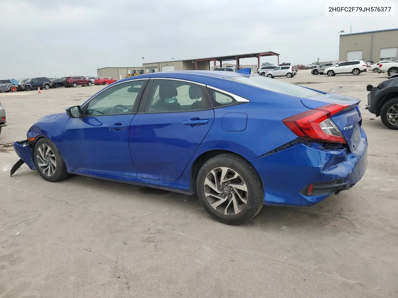 2018 Honda Civic Ex VIN: 2HGFC2F79JH576377 Lot: 55693954