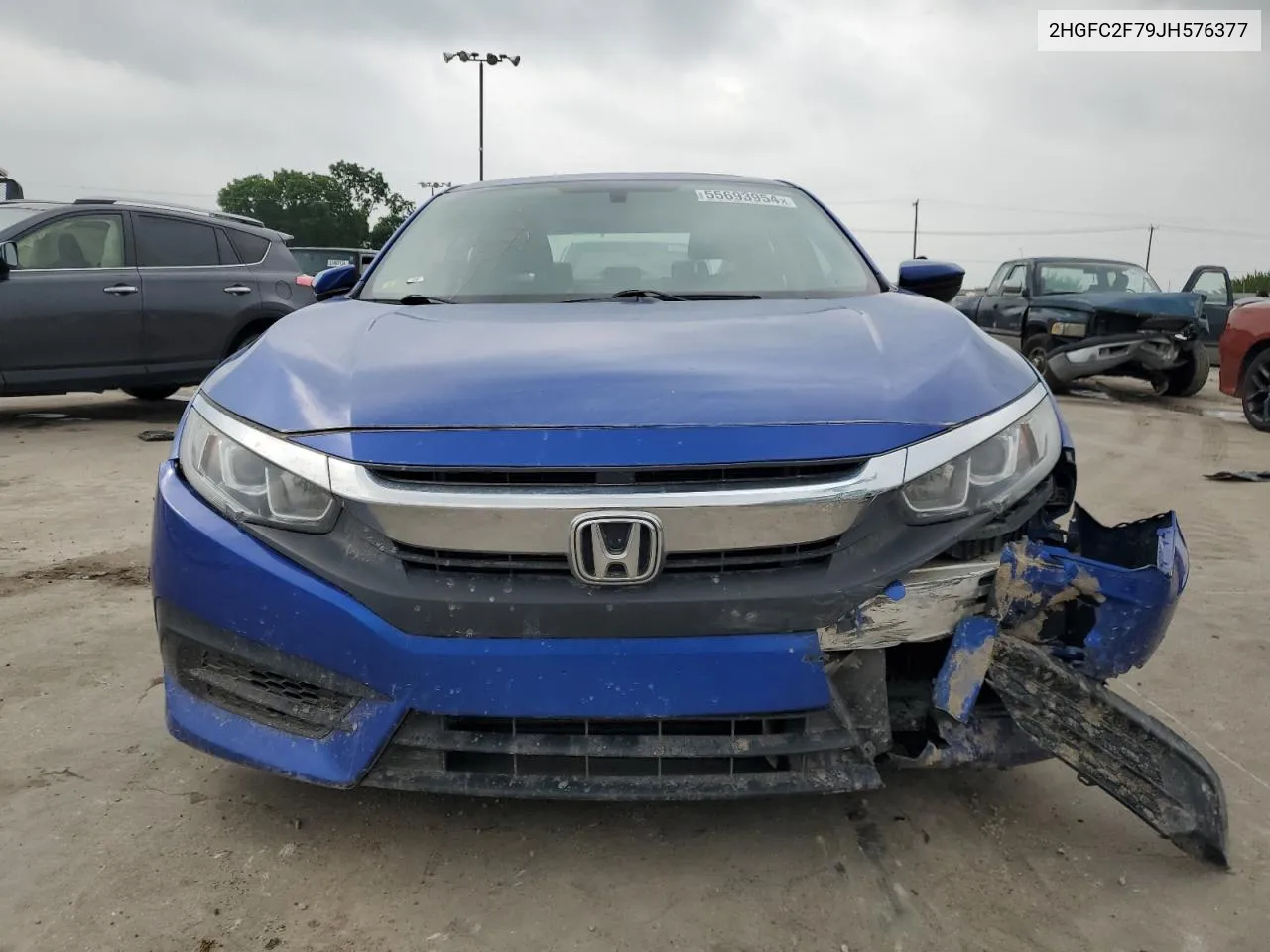 2018 Honda Civic Ex VIN: 2HGFC2F79JH576377 Lot: 55693954