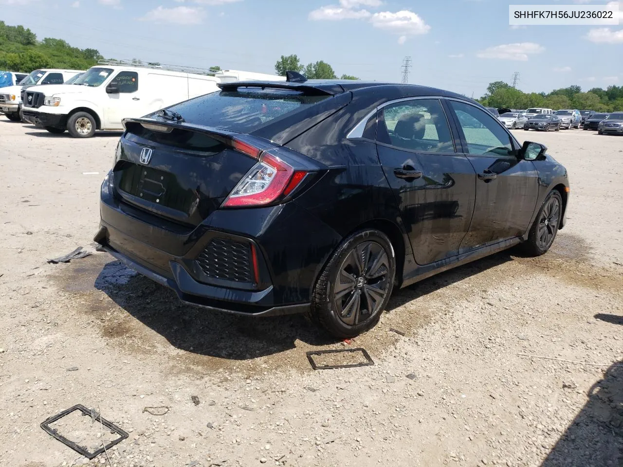 2018 Honda Civic Ex VIN: SHHFK7H56JU236022 Lot: 56195194