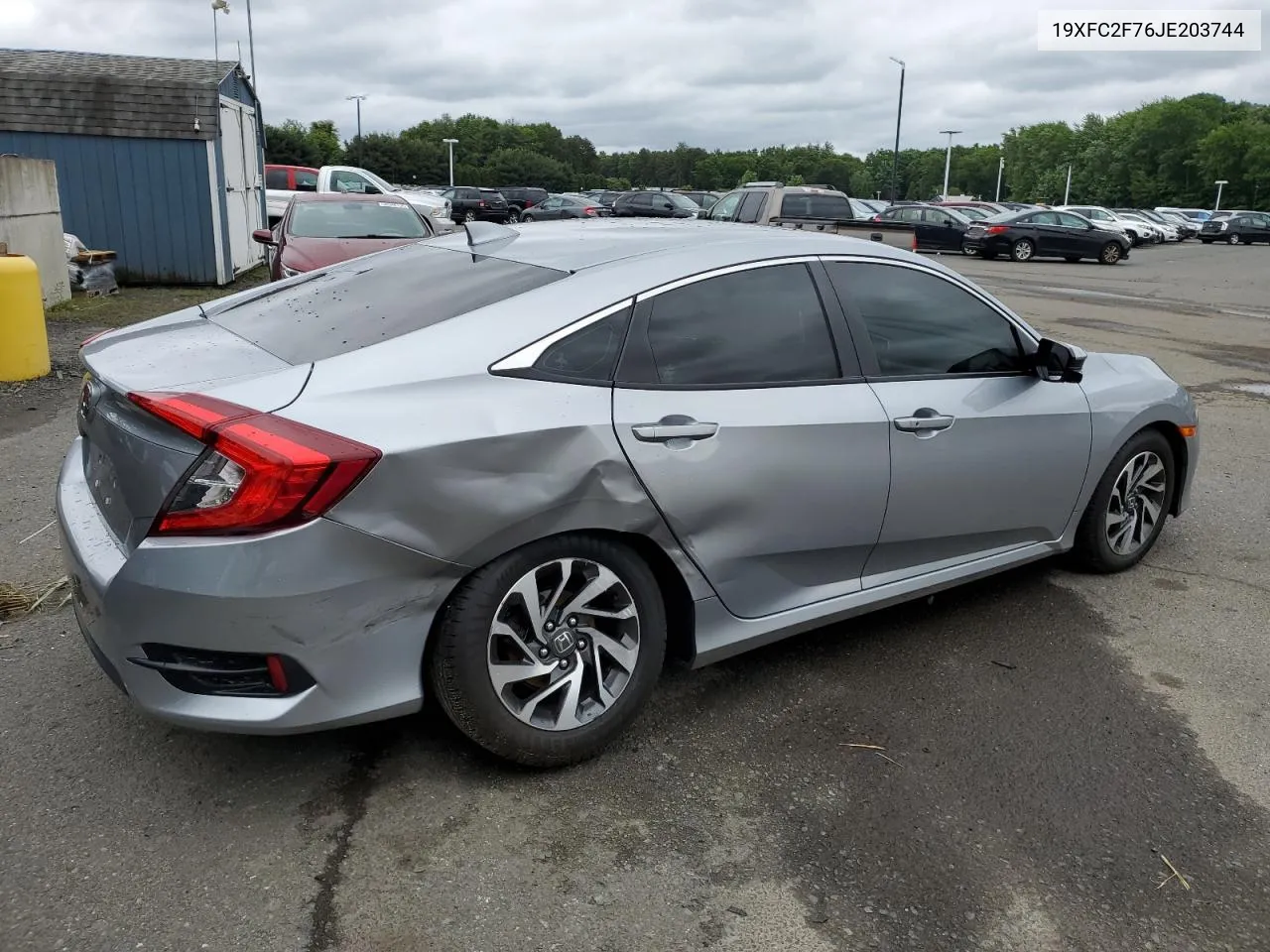 19XFC2F76JE203744 2018 Honda Civic Ex