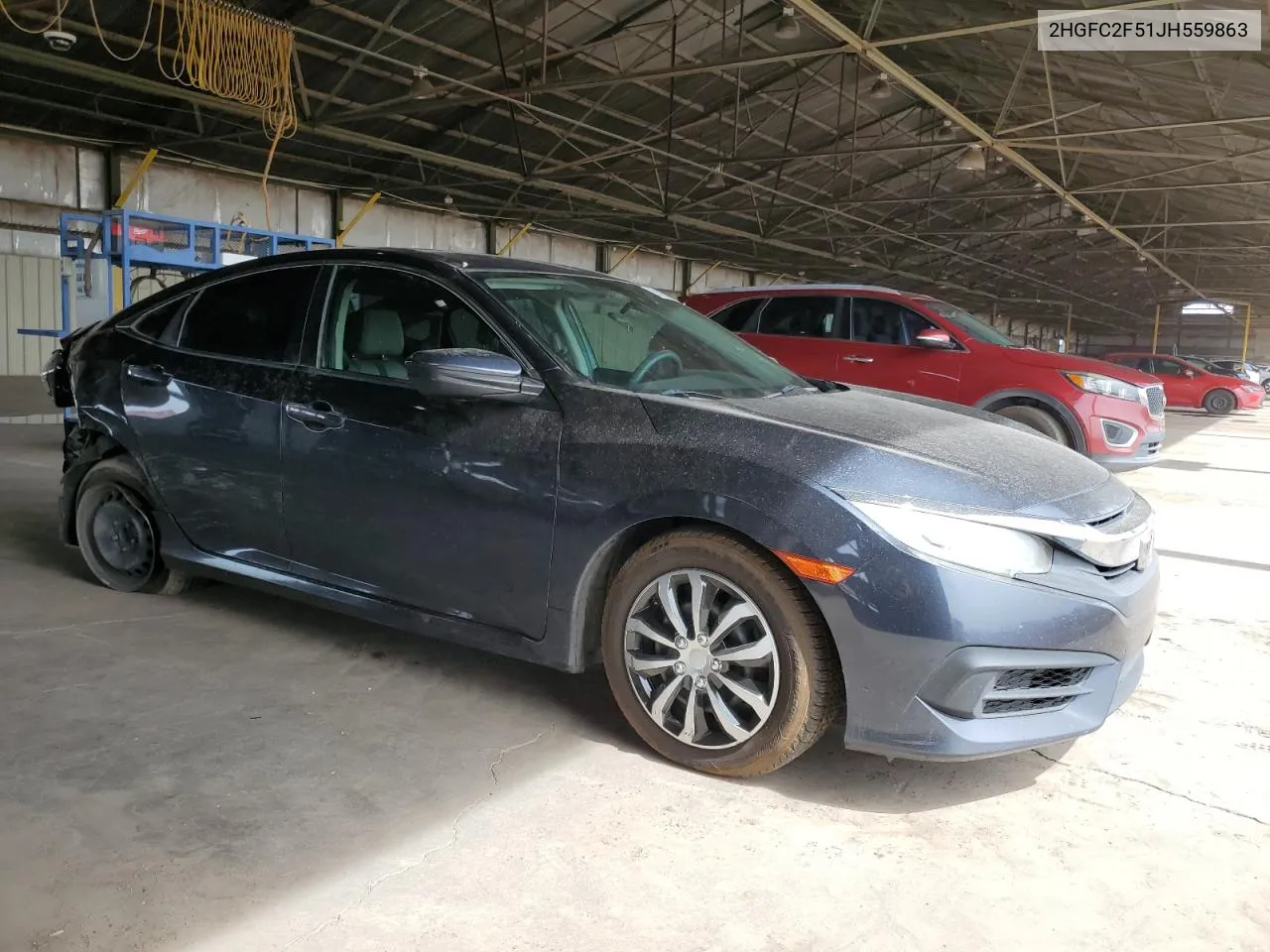 2HGFC2F51JH559863 2018 Honda Civic Lx