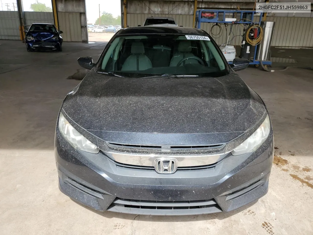 2018 Honda Civic Lx VIN: 2HGFC2F51JH559863 Lot: 56755134