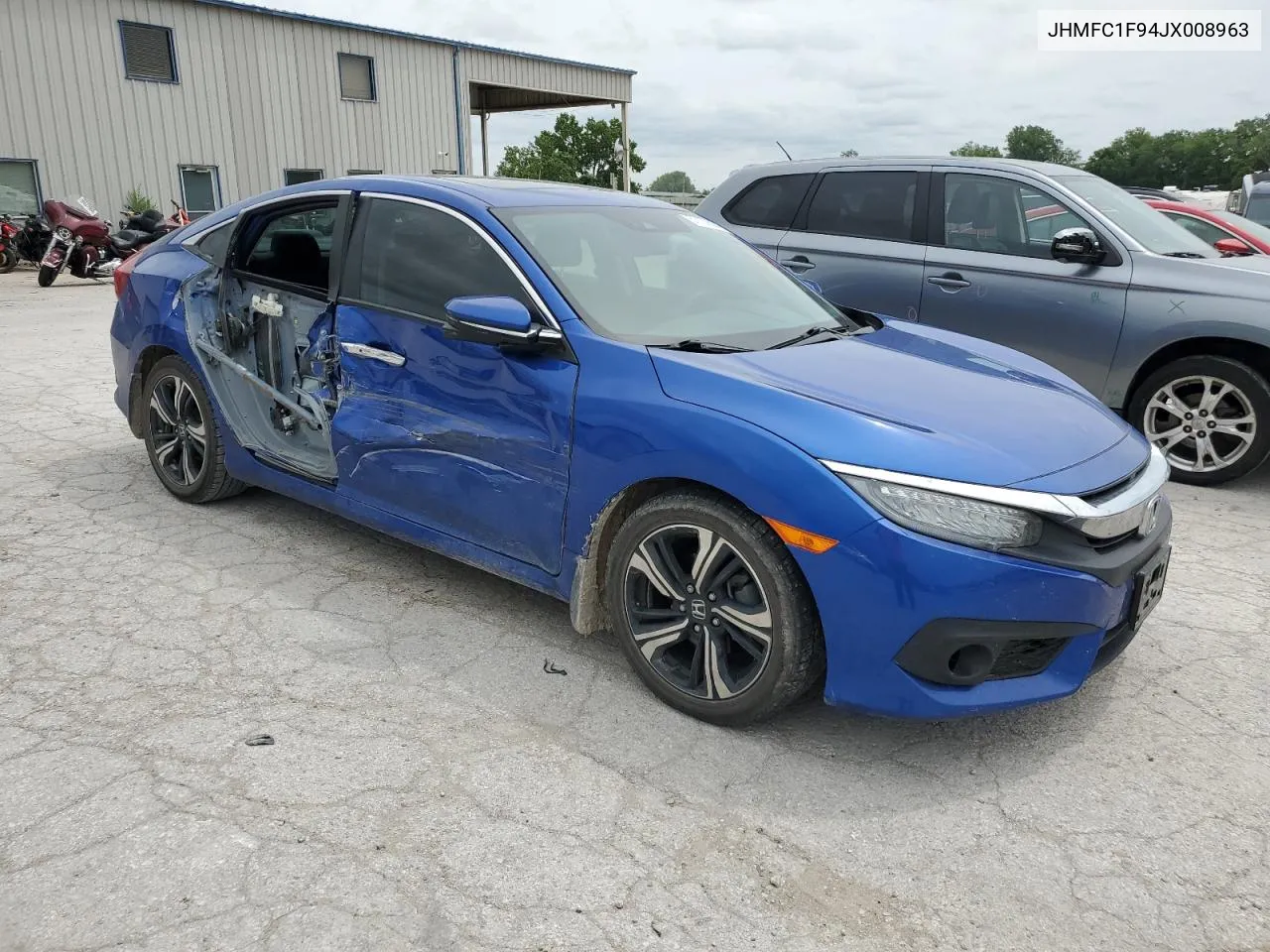 2018 Honda Civic Touring VIN: JHMFC1F94JX008963 Lot: 57159364