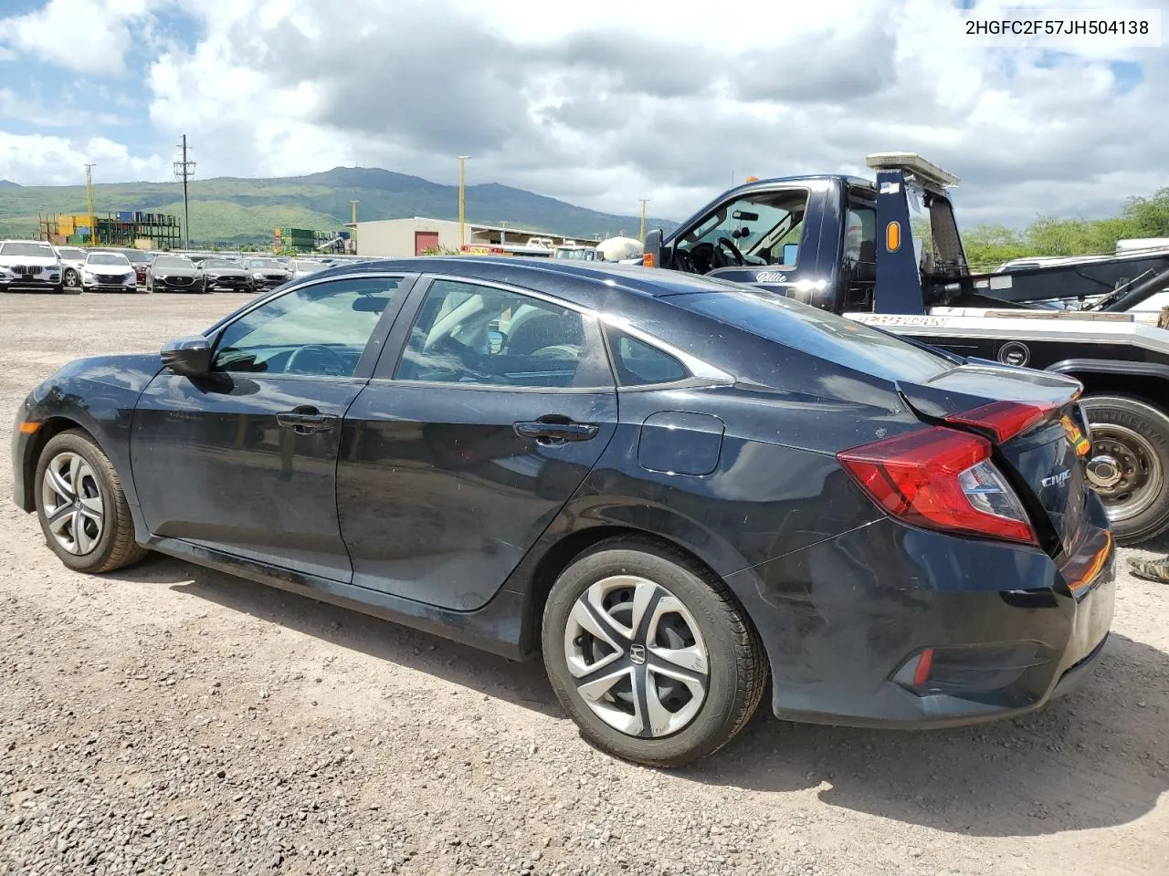 2018 Honda Civic Lx VIN: 2HGFC2F57JH504138 Lot: 57722794