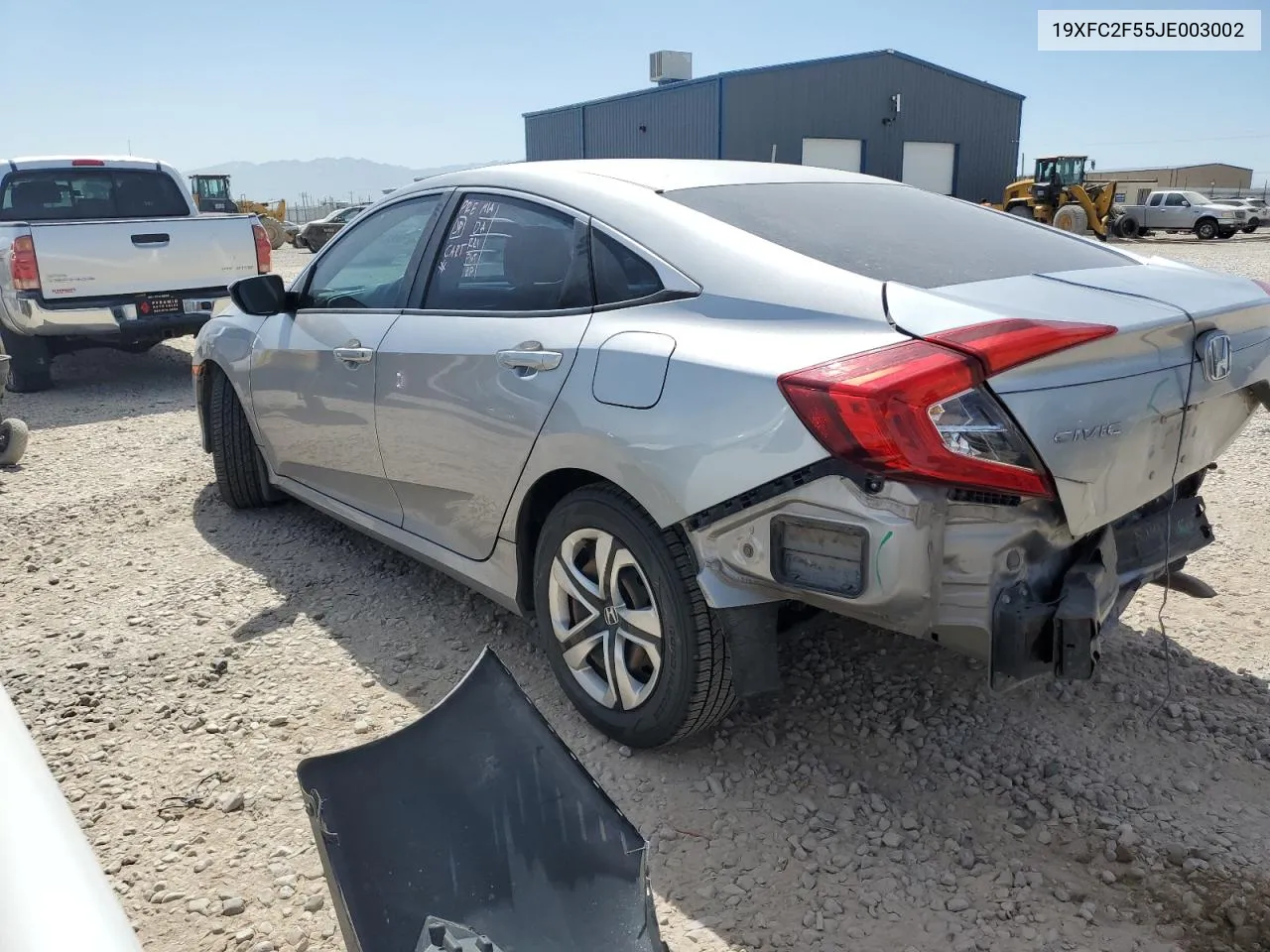 2018 Honda Civic Lx VIN: 19XFC2F55JE003002 Lot: 58861944