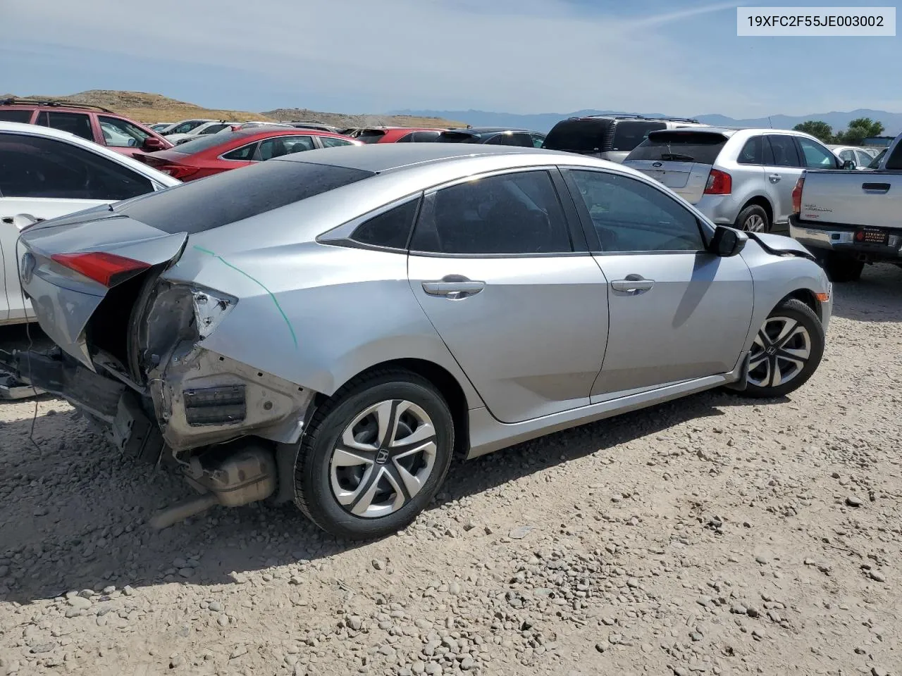 2018 Honda Civic Lx VIN: 19XFC2F55JE003002 Lot: 58861944