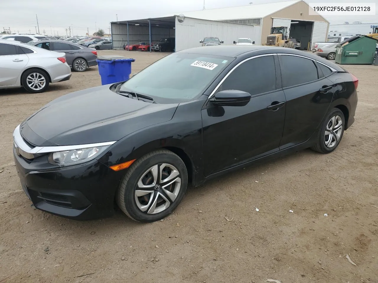 19XFC2F56JE012128 2018 Honda Civic Lx