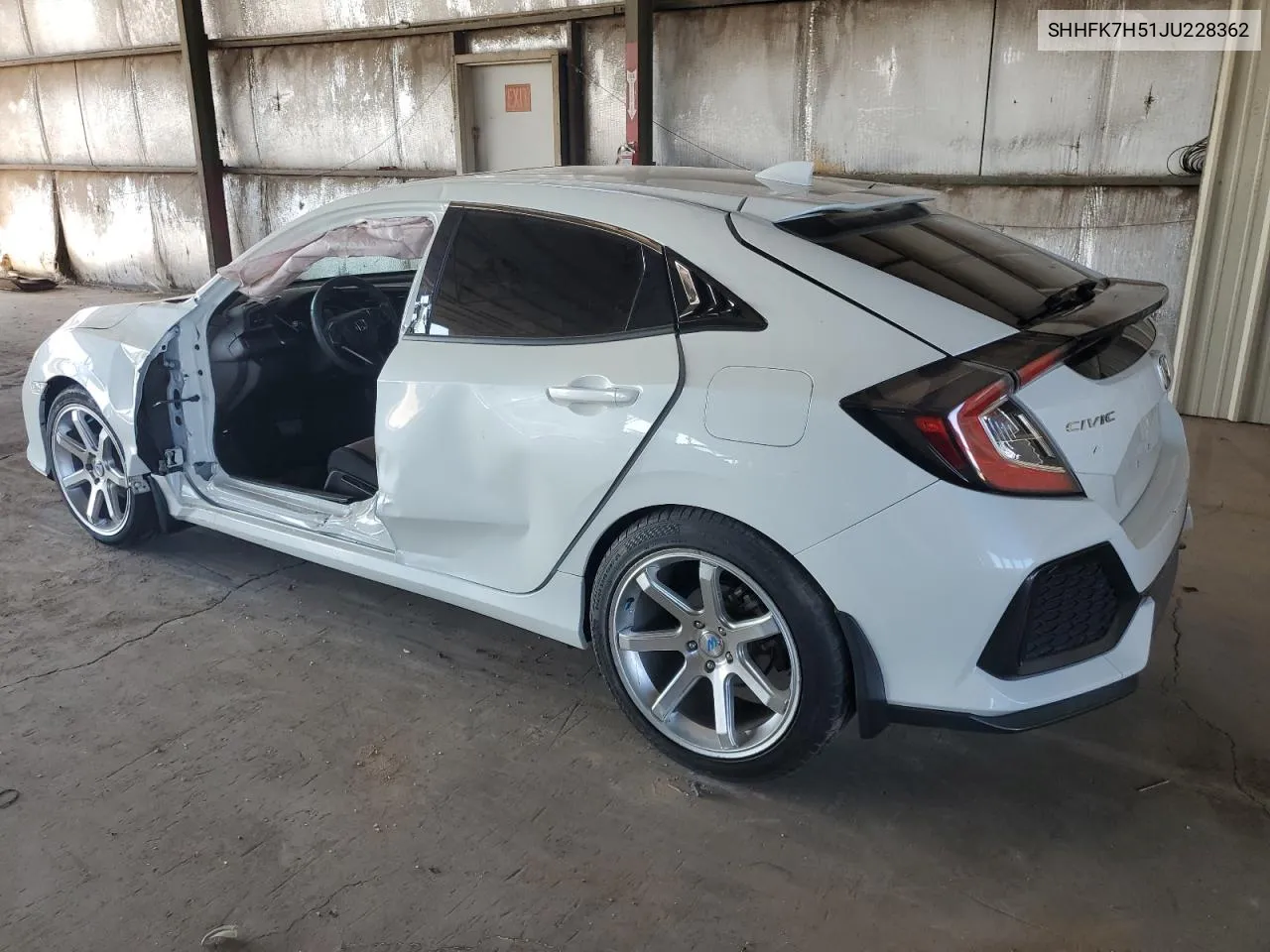 2018 Honda Civic Ex VIN: SHHFK7H51JU228362 Lot: 59266894