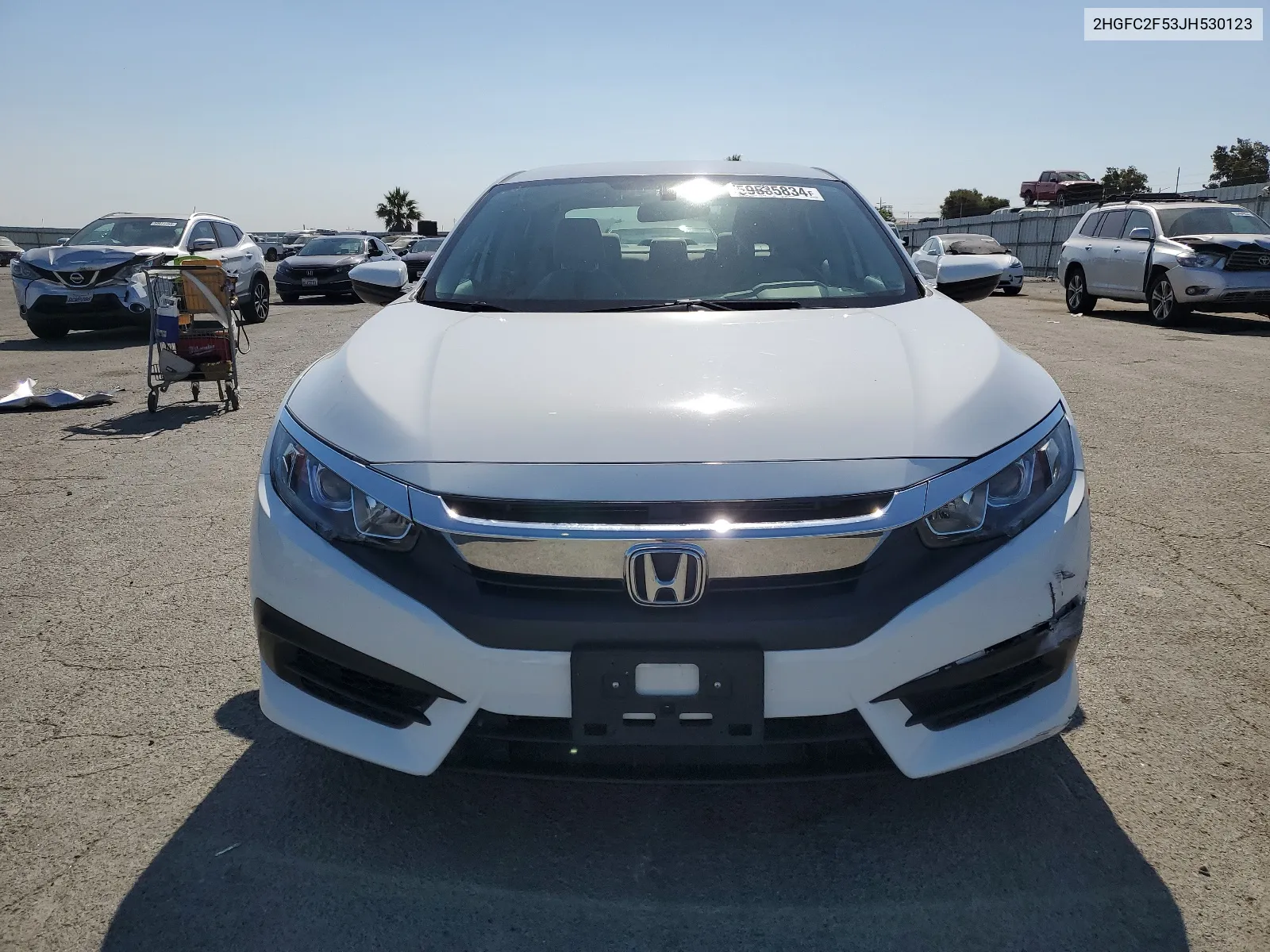 2HGFC2F53JH530123 2018 Honda Civic Lx